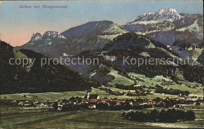 Aschau Chiemgau mit Kampenwand