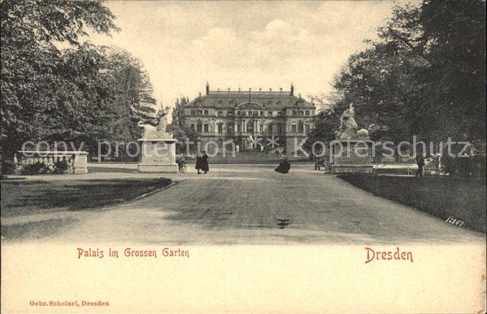 DRESDEN Elbe Palais im Grossen Garten