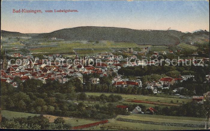 Bad Kissingen Blick vom Ludwigsturm