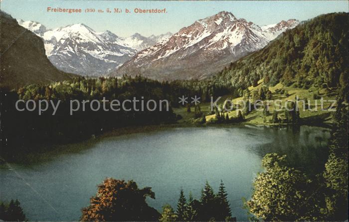 Oberstdorf Freibergsee Alpenpanorama