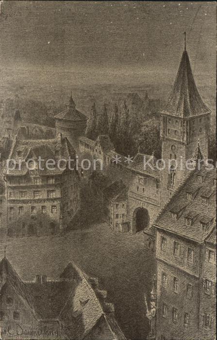 NueRNBERG  CITY Albrecht Duerer Haus mit Umgebung