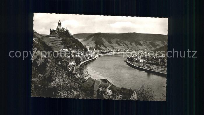 Cochem Mosel Blick vom Haus Krain