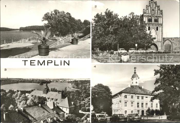 Templin Templiner See Prenzlauer Tor Panorama Rathaus
