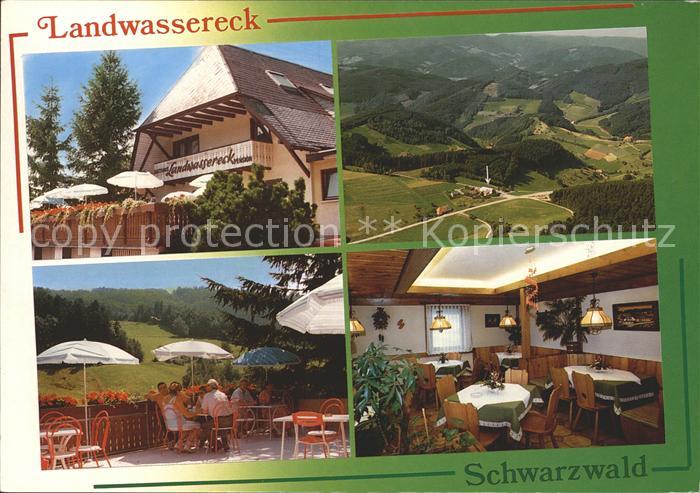Oberprechtal Hoehengasthaus Landwassereck Terrasse Gaststube Total