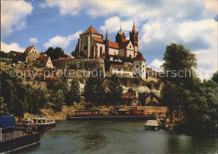 Breisach Rhein St Stephans Muenster Hafenpartie
