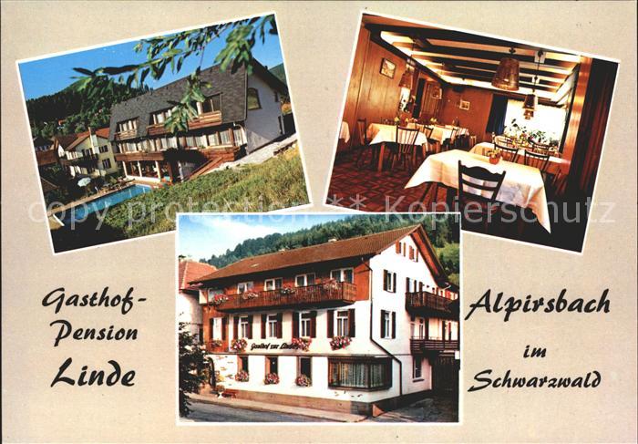 Alpirsbach Gasthof Pension Linde Gastraum Schwimmbad
