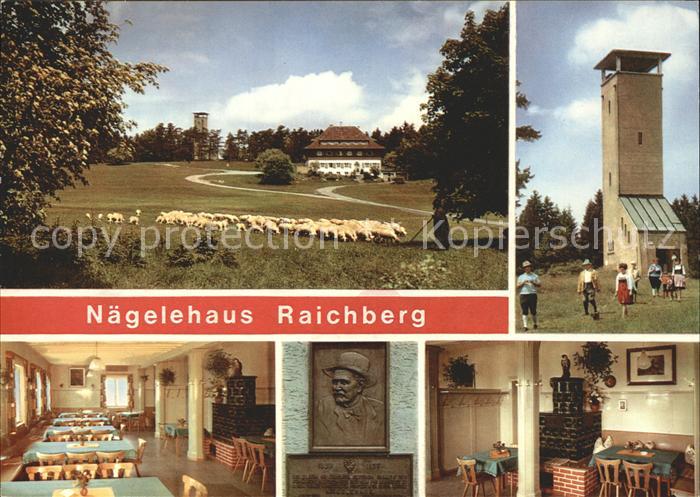 Raichberg Onstmettingen Albvereins Wanderheim Naegelehaus Schafherde Gastraum Wa