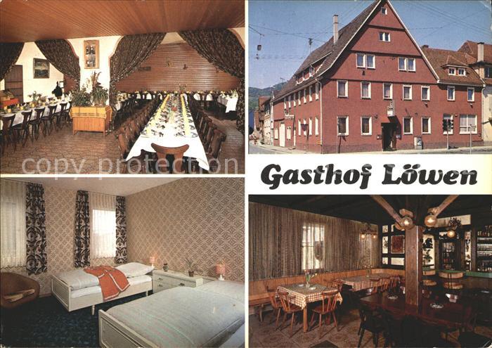 Dettingen Rottenburg Gasthof Loewen Speisesaal Zimer Gaststube