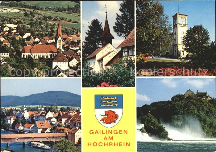 Gailingen Kapelle Rheinburg Rheinbruecke Diessenhofen Rheinfall