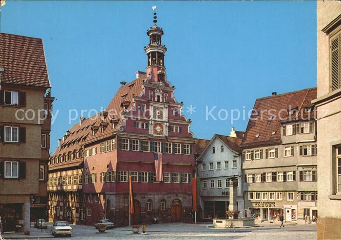 Esslingen Neckar Rathausplatz mit altem Rathaus