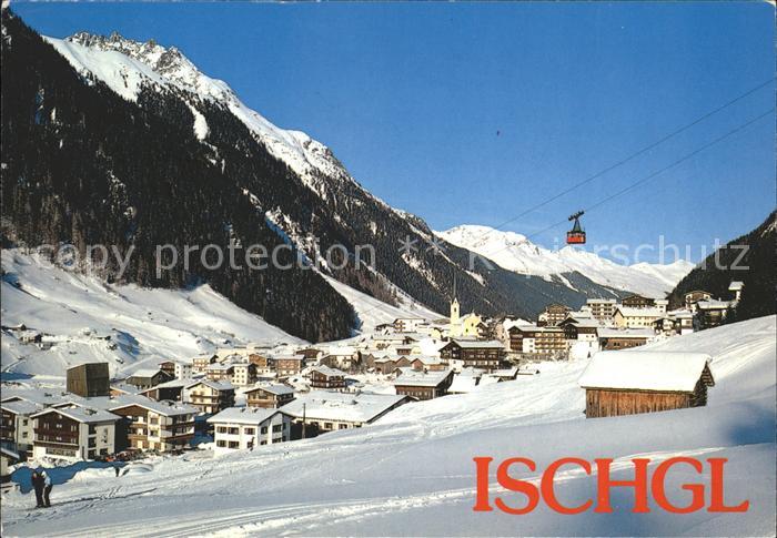 Ischgl Ortsansicht Silvrettabahn Paznauntal