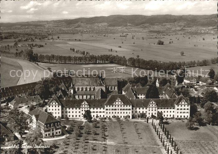 Salem Baden Schloss Salem Fliegeraufnahme