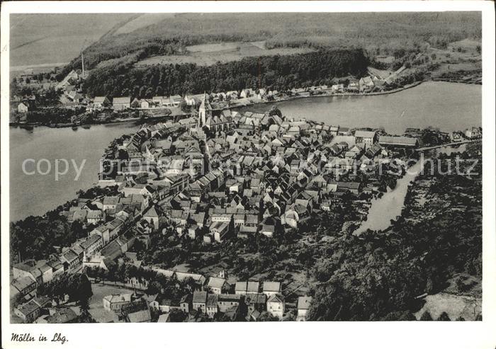 Moelln Lauenburg Naturpark Lauenburgische Seen Fliegeraufnahme