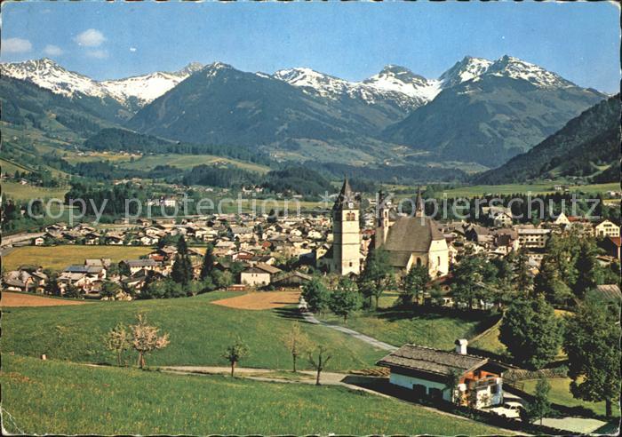 Kitzbuehel Tirol Panorama Kirche