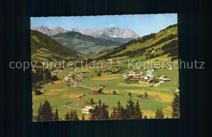 Aschau Tirol mit Wildem Kaiser