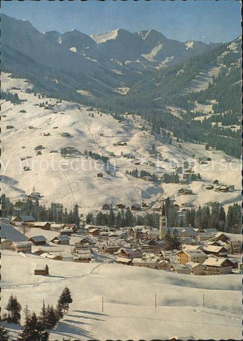 Riezlern Kleinwalsertal Vorarlberg Totalansicht