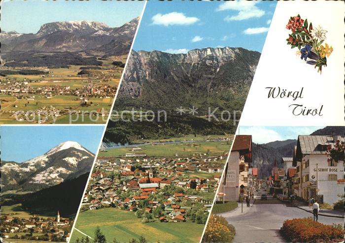 Woergl Angerberg Totalansichten Dorfpartie