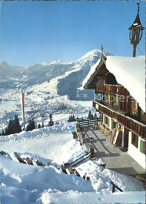 Kirchberg Tirol Filzerhof mit Rettenstein und Gaisberg