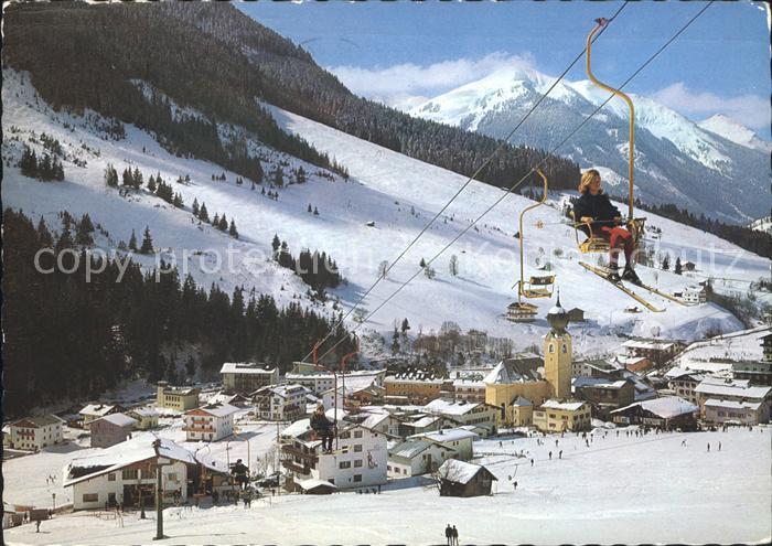 Saalbach-Hinterglemm mit Kohlmaislift und Zwoelferkogel