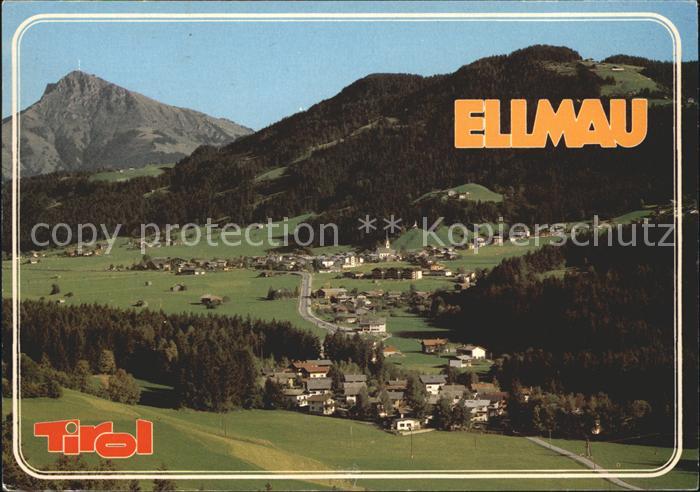Ellmau Tirol mit Kitzbueheler Horn