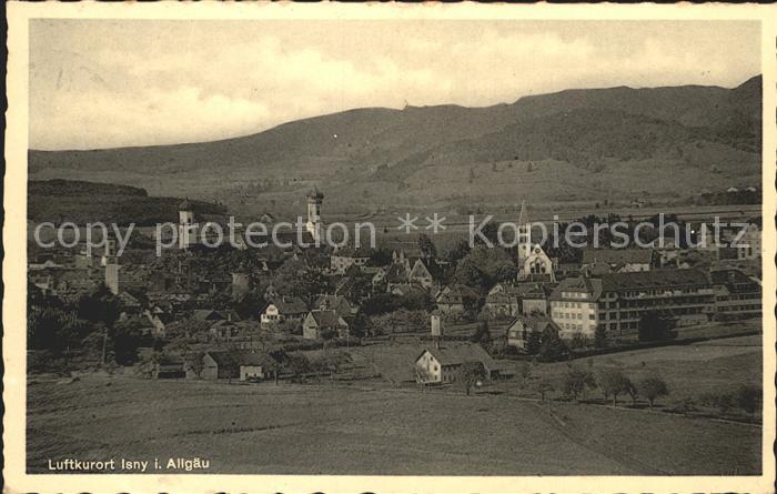 Isny Allgaeu Ortsansicht