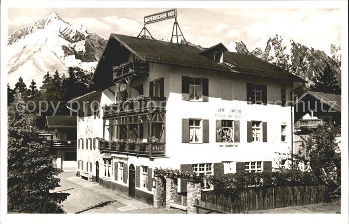 GARMISCH-PARTENKIRCHEN Bayern Hotel Pension Bayerischer Hof