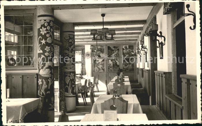 Kochel See Alpenhotel Schmied von Kochel Gaststube