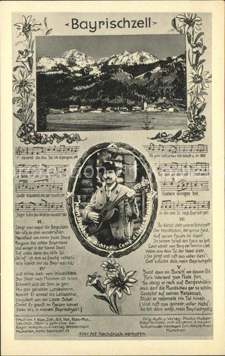 Bayrischzell Panorama Portrait Staudacher Bayrischzell-Liedtext