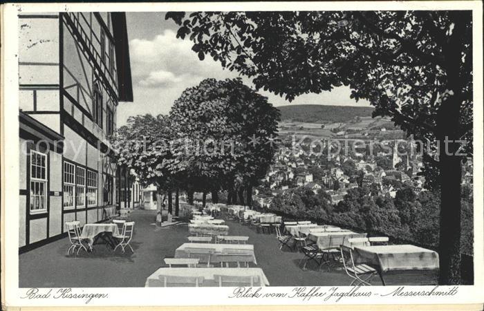 Bad Kissingen Kaffee Jagdhaus Messerschmitt Ortsblick