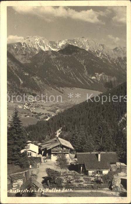 Hinterstein Bad Hindelang Kaffee Horn Panorama