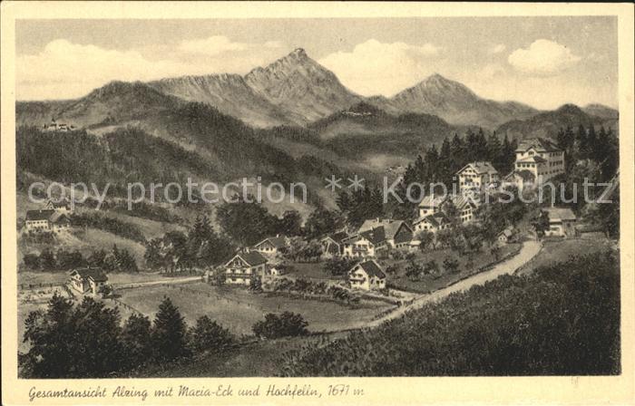 Alzing Traunstein mit Maria Eck und Hochfelln