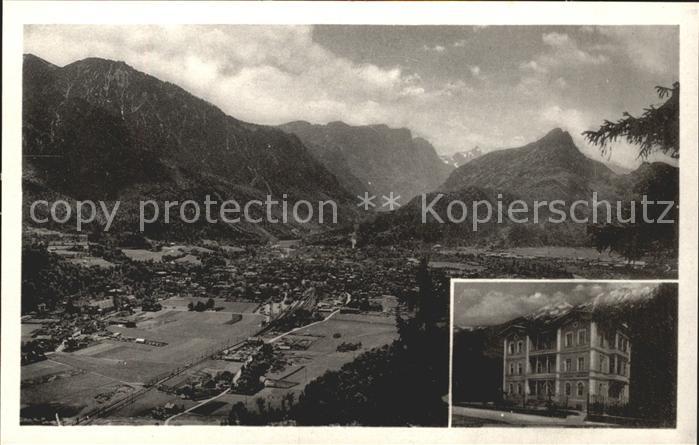 Bad Reichenhall Panorama Kurpension Staufen