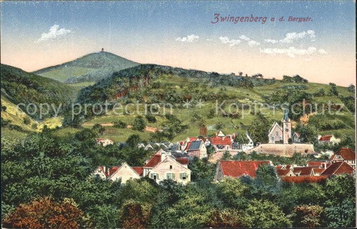 Zwingenberg Bergstrasse Ortsansicht