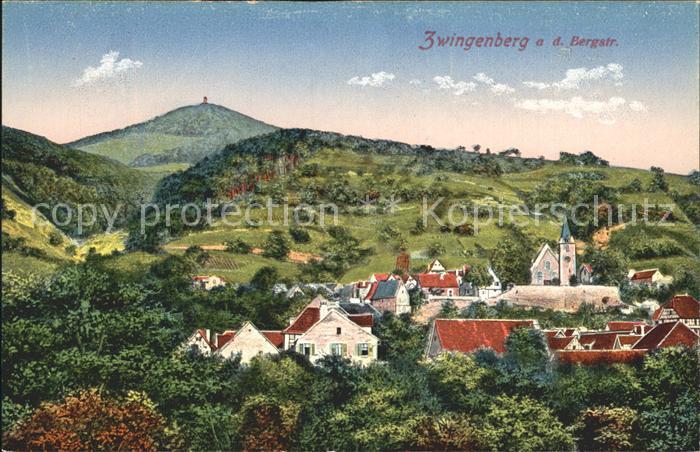 Zwingenberg Bergstrasse Ortsansicht