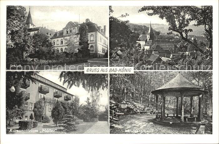 Bad Koenig Schloss Total Kursanatorium Mueller Karolinengruen