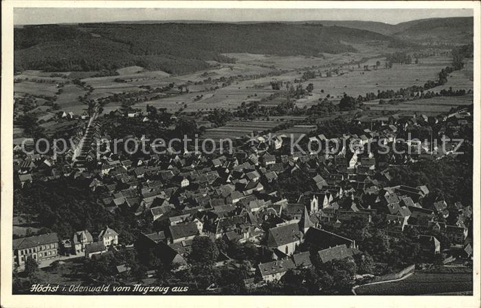 Hoechst Odenwald Fliegeraufnahme