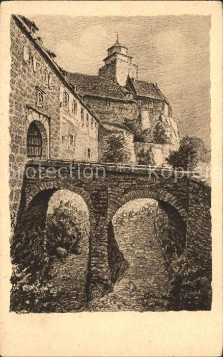 Breuberg Burgeingang Zeichnung