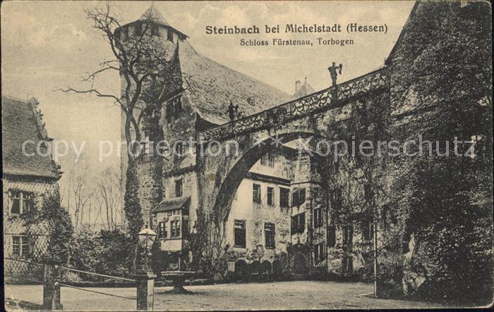 Steinbach Michelstadt Schloss Fuerstenau Torbogen