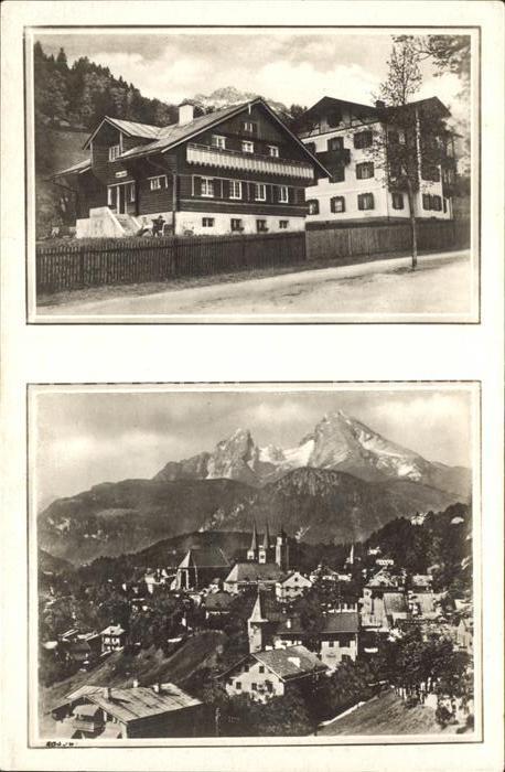 BERCHTESGADEN Bayern Haus Carell Ortsansicht