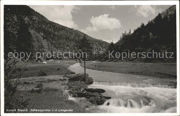 Kreuth Tegernsee Schwaigeralm in der Langenau