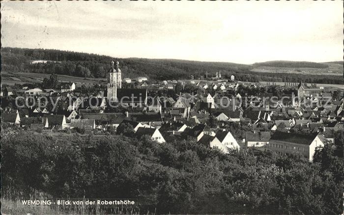 Wemding Blick von der Robertshoehe