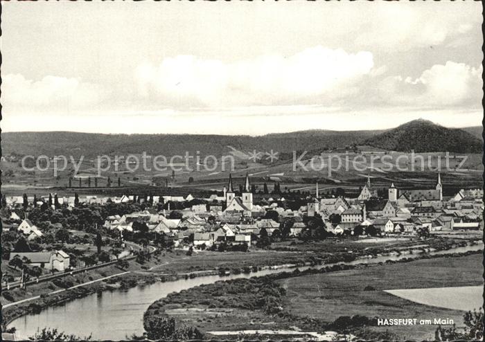 Hassfurt Ortsansicht Main