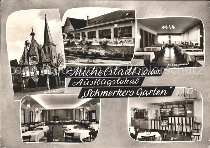 Michelstadt Rathaus Schmerkers Garten Nebenzimmer Saal Bar