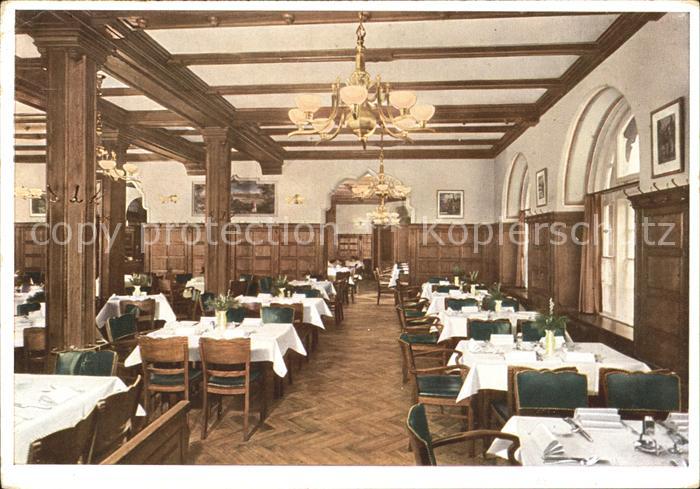 Muenchen Bayern Hotel Deutscher Kaiser Gastraum