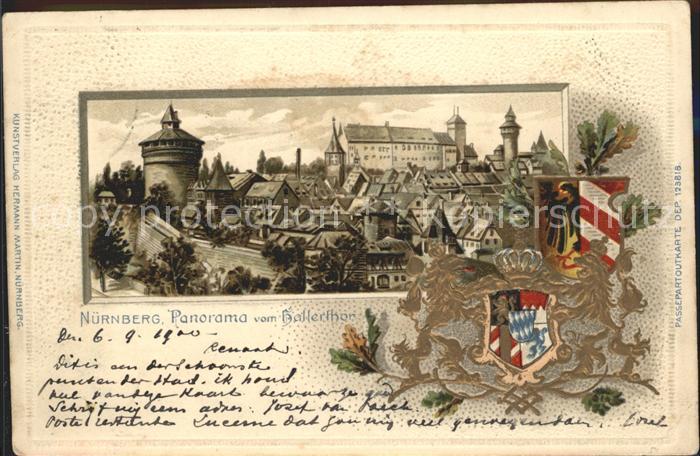 NueRNBERG CITY Panorama vom Hallerthor