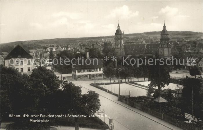 FREUDENSTADT BW Marktplatz Kirche