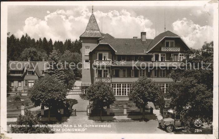 Koenigsfeld Schwarzwald Heim Doniswald