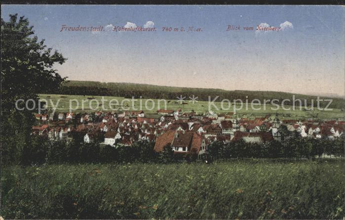 FREUDENSTADT BW Blick vom Kienberg