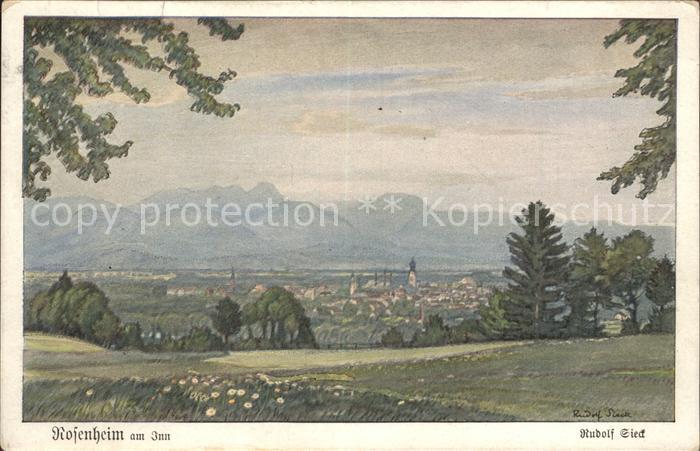 Rosenheim Bayern Panorama