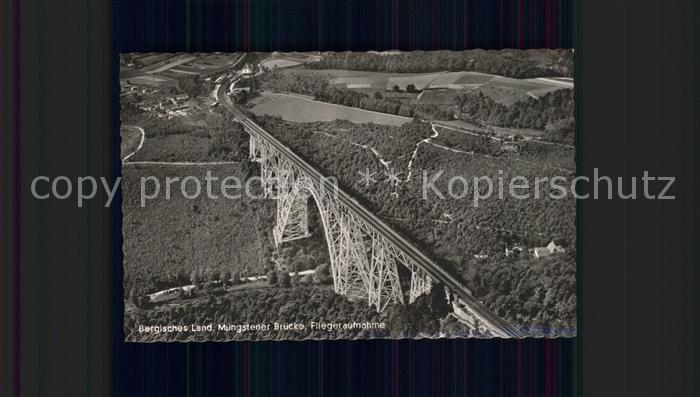 Muengsten Bruecke Fliegeraufnahme